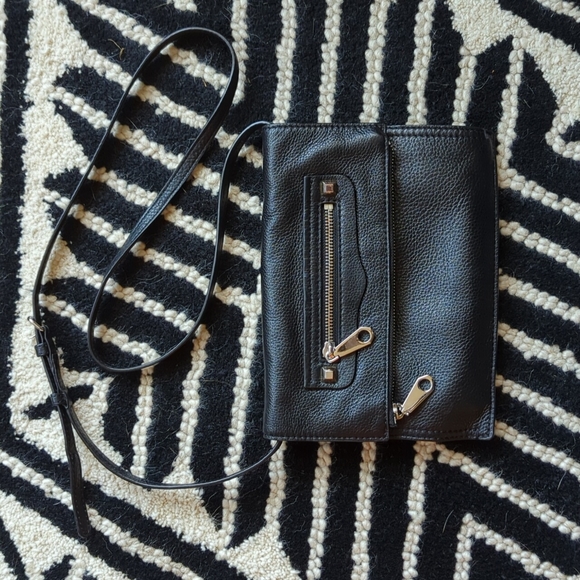Rebecca Minkoff Bags Rebecca Minkoff Black Leather Crossbody Poshmark